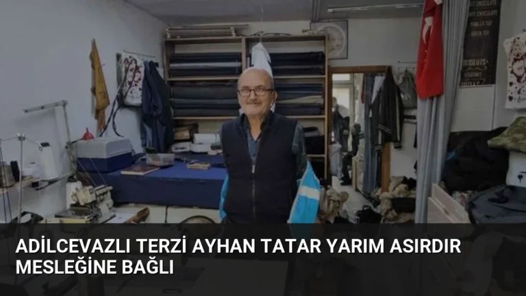 Adilcevazlı Terzi Ayhan Tatar Yarım Asırdır Mesleğine Bağlı