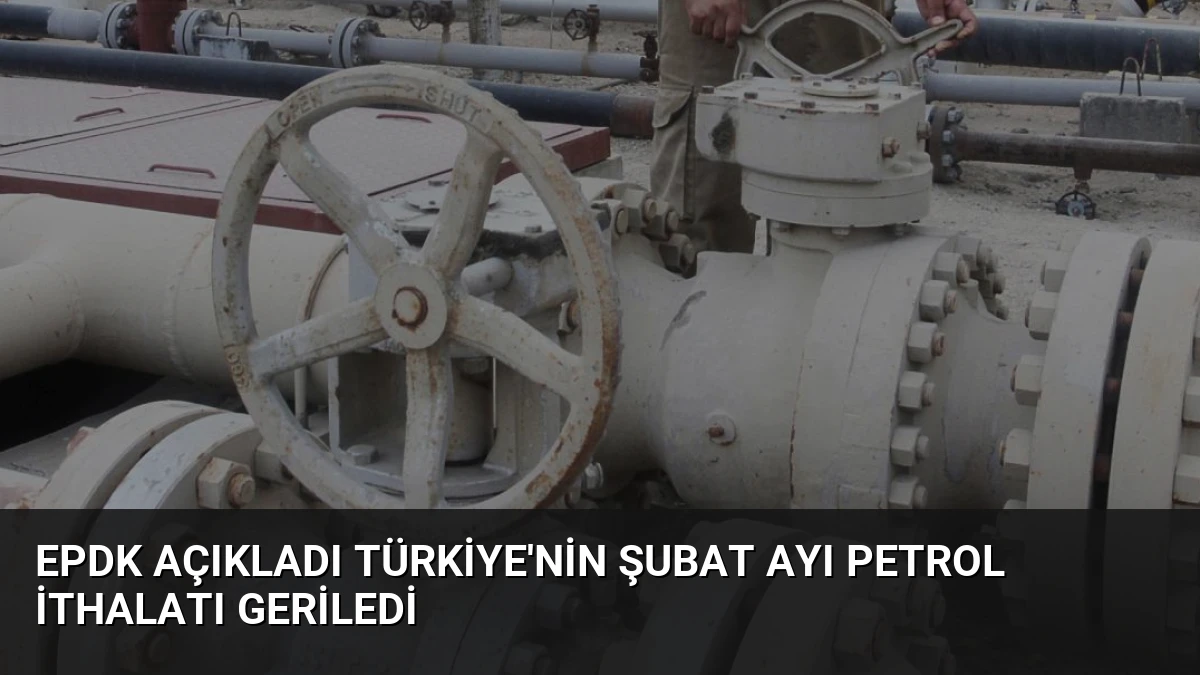 EPDK Açıkladı Türkiye’nin Şubat Ayı Petrol İthalatı Geriledi