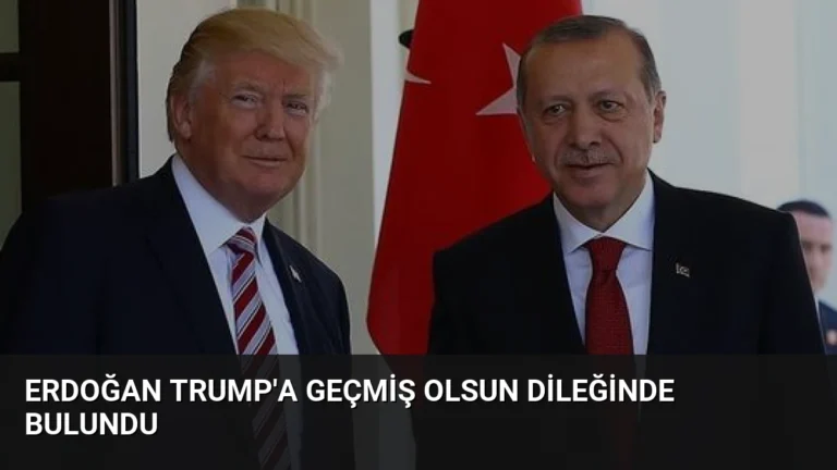 Erdoğan Trump’a Geçmiş Olsun Dileğinde Bulundu