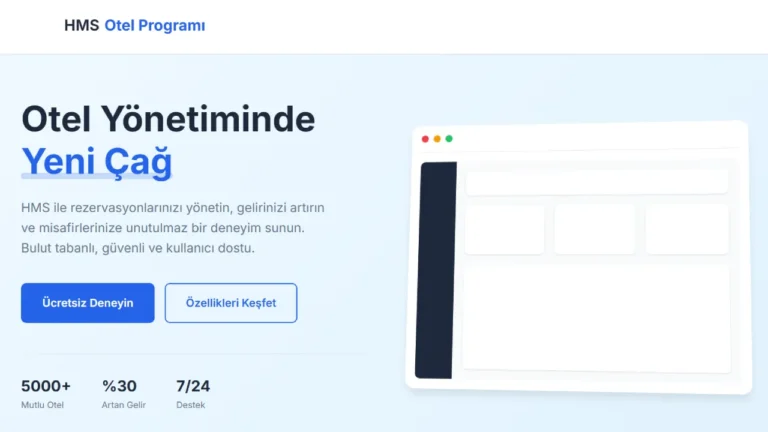 Gelişmiş Teknolojilerle Konaklama Yönetiminde Verimlilik Artışı