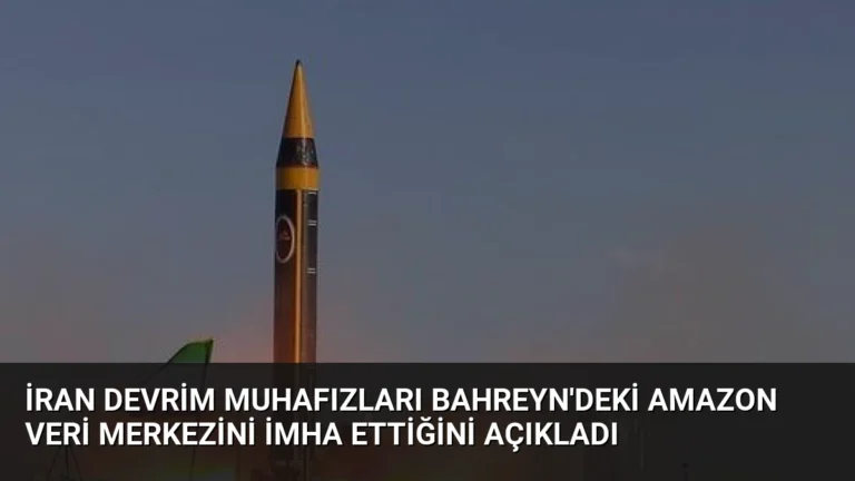 İran Devrim Muhafızları Bahreyn’deki Amazon Veri Merkezini İmha Ettiğini Açıkladı