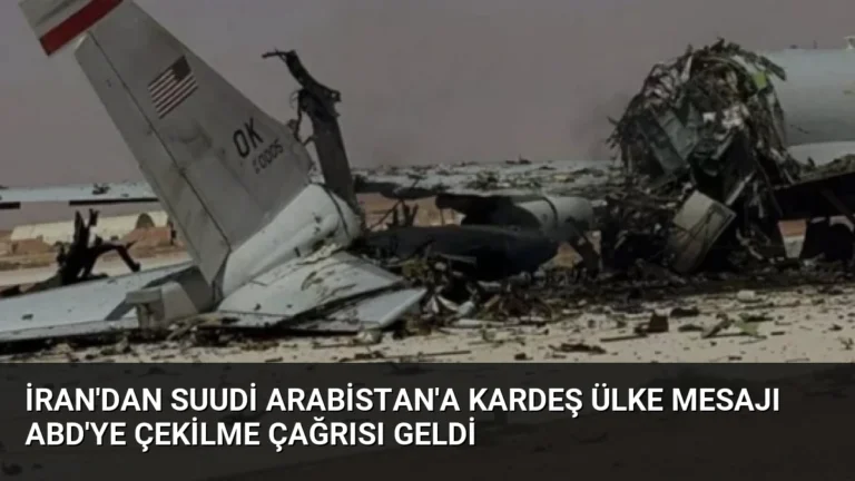 İran’dan Suudi Arabistan’a kardeş ülke mesajı ABD’ye çekilme çağrısı geldi
