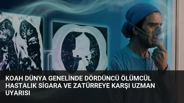 KOAH Dünya Genelinde Dördüncü Ölümcül Hastalık Sigara ve Zatürreye Karşı Uzman Uyarısı