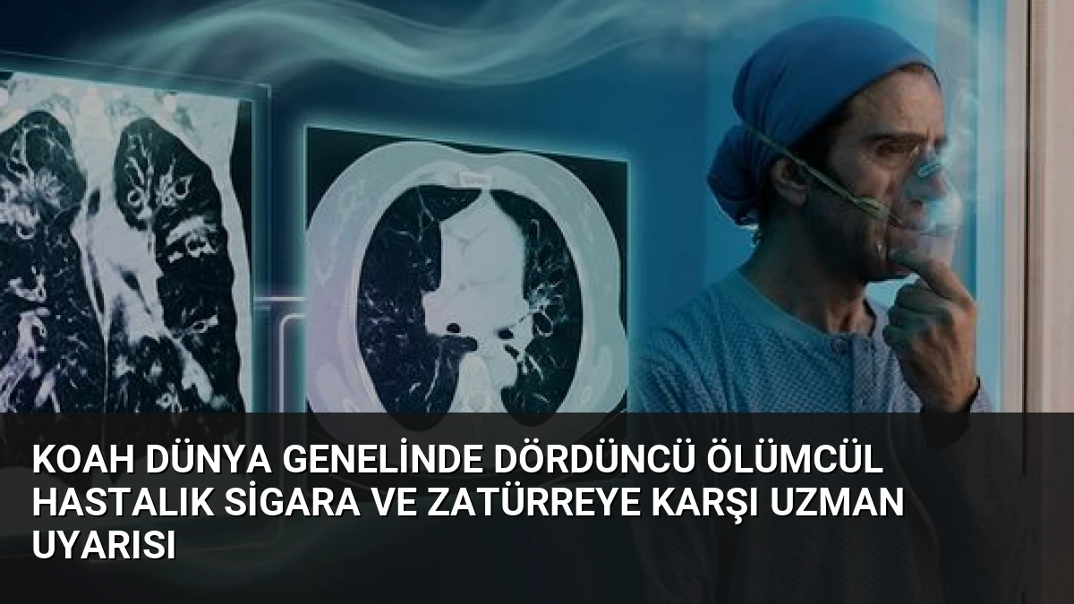 KOAH Dünya Genelinde Dördüncü Ölümcül Hastalık Sigara ve Zatürreye Karşı Uzman Uyarısı