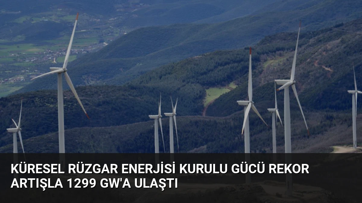 Küresel Rüzgar Enerjisi Kurulu Gücü Rekor Artışla 1299 GW’a Ulaştı