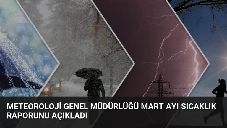 Meteoroloji Genel Müdürlüğü Mart Ayı Sıcaklık Raporunu Açıkladı