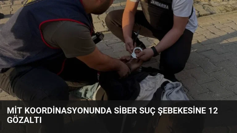 MİT Koordinasyonunda Siber Suç Şebekesine 12 Gözaltı