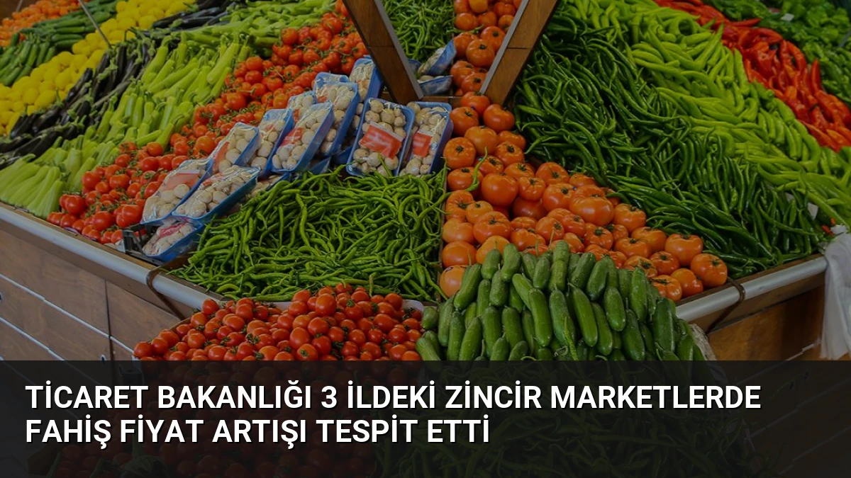 Ticaret Bakanlığı 3 İldeki Zincir Marketlerde Fahiş Fiyat Artışı Tespit Etti