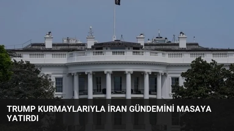 Trump Kurmaylarıyla İran Gündemini Masaya Yatırdı