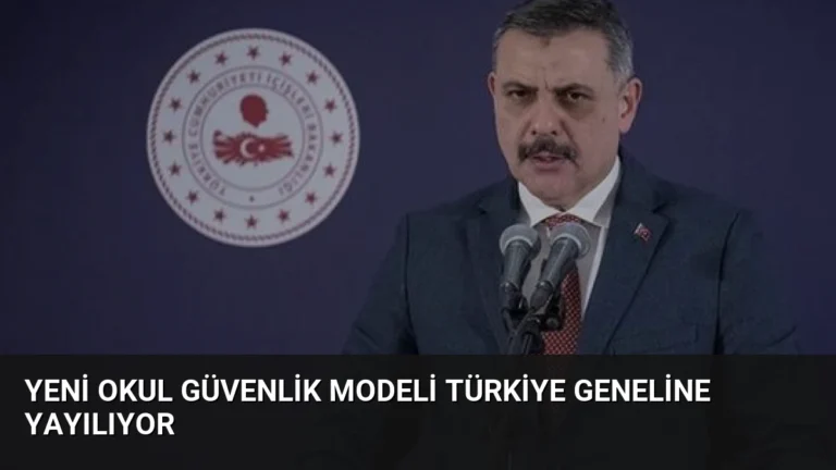 Yeni Okul Güvenlik Modeli Türkiye Geneline Yayılıyor