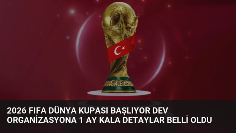 2026 FIFA Dünya Kupası Başlıyor Dev Organizasyona 1 Ay Kala Detaylar Belli Oldu