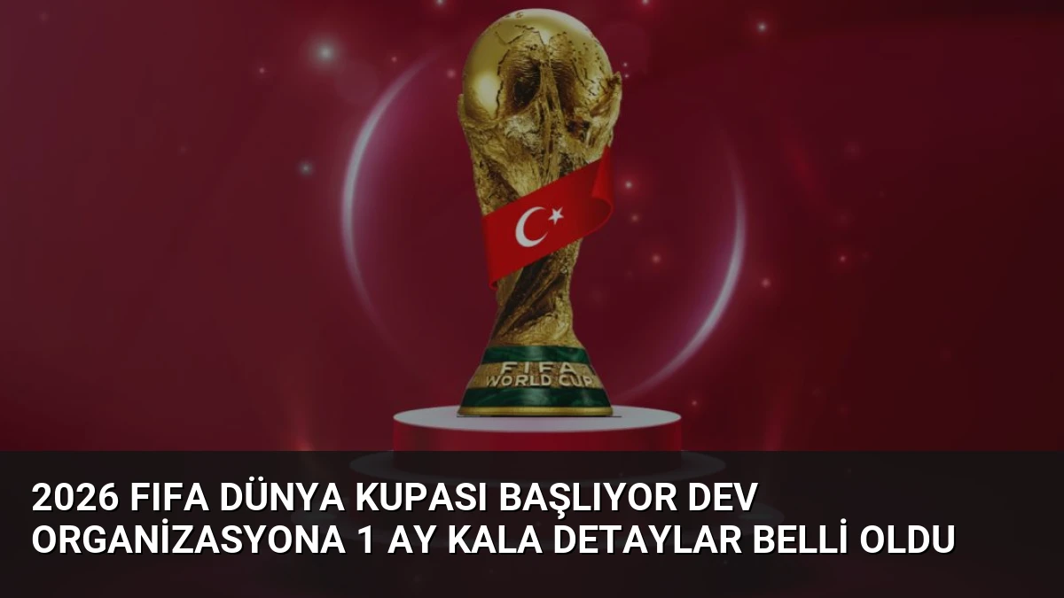 2026 FIFA Dünya Kupası Başlıyor Dev Organizasyona 1 Ay Kala Detaylar Belli Oldu