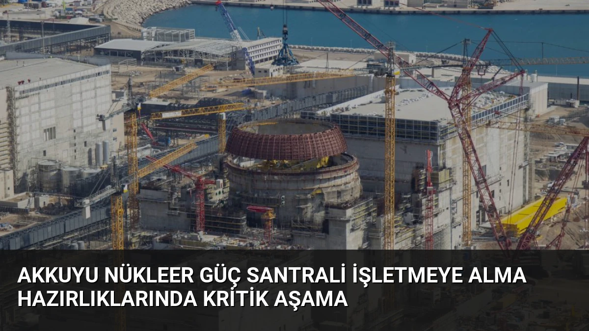 Akkuyu Nükleer Güç Santrali İşletmeye Alma Hazırlıklarında Kritik Aşama
