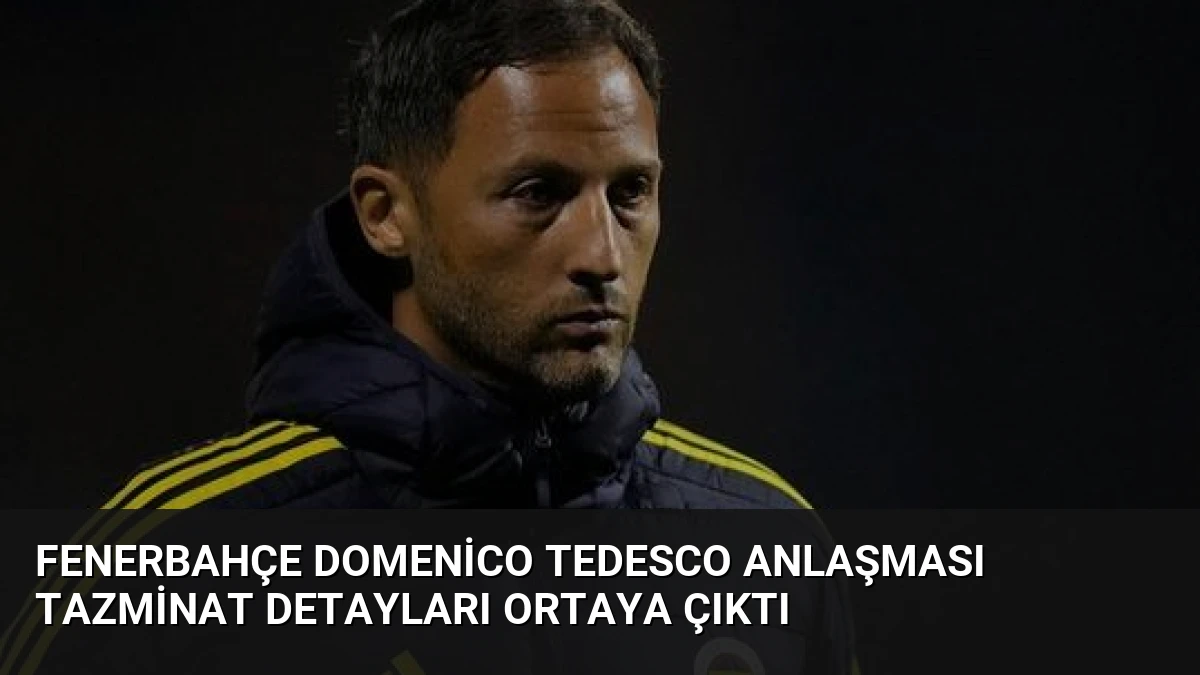 Fenerbahçe Domenico Tedesco Anlaşması Tazminat Detayları Ortaya Çıktı