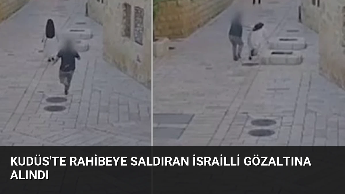 Kudüs’te Rahibeye Saldıran İsrailli Gözaltına Alındı