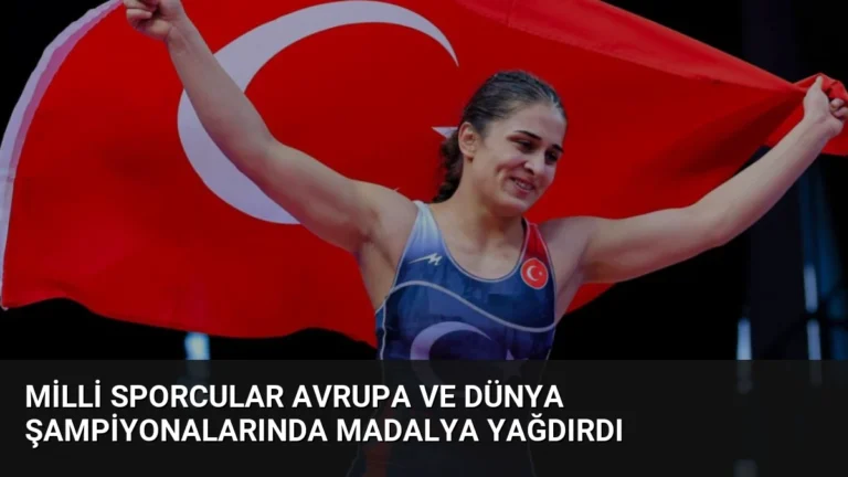 Milli Sporcular Avrupa ve Dünya Şampiyonalarında Madalya Yağdırdı