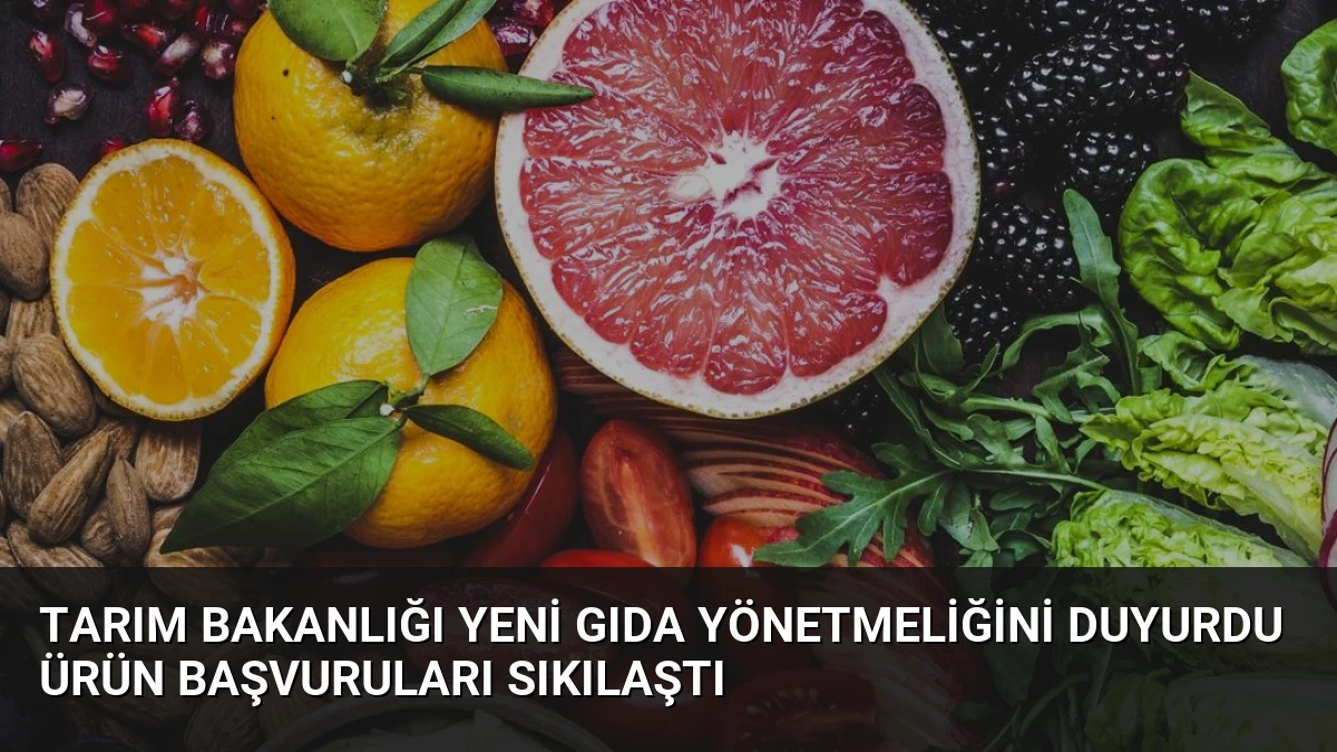 Tarım Bakanlığı Yeni Gıda Yönetmeliğini Duyurdu Ürün Başvuruları Sıkılaştı