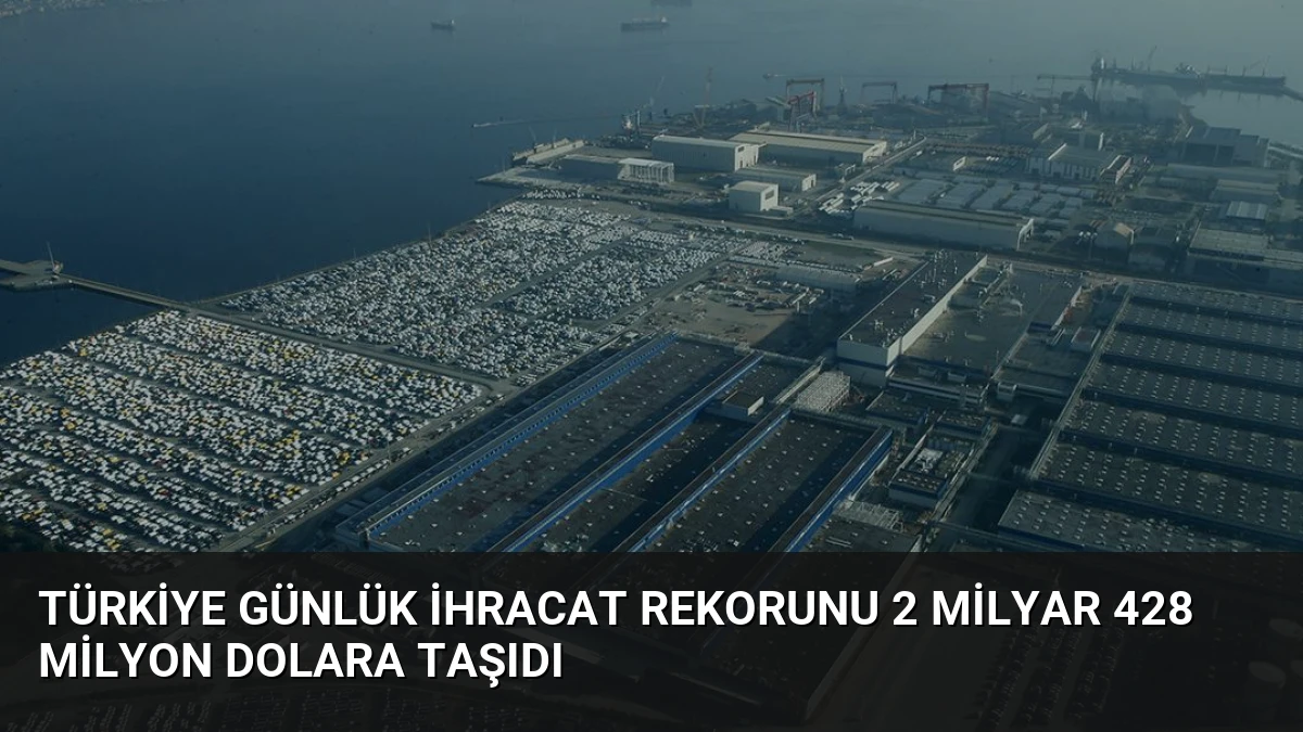 Türkiye Günlük İhracat Rekorunu 2 Milyar 428 Milyon Dolara Taşıdı