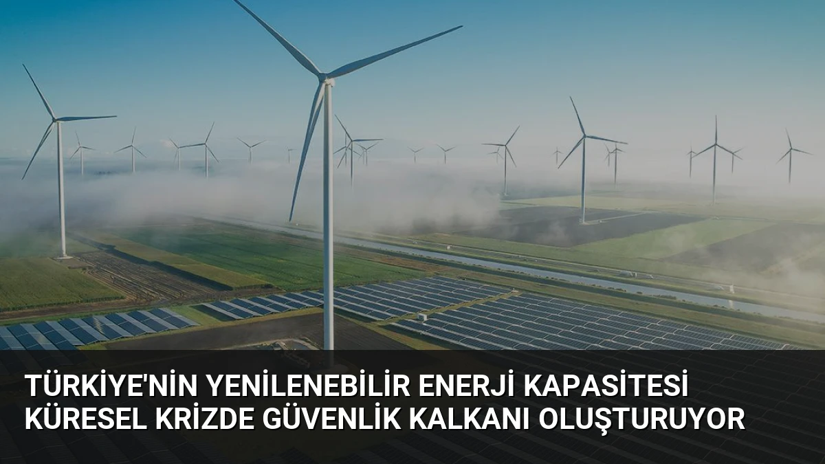 Türkiye’nin Yenilenebilir Enerji Kapasitesi Küresel Krizde Güvenlik Kalkanı Oluşturuyor