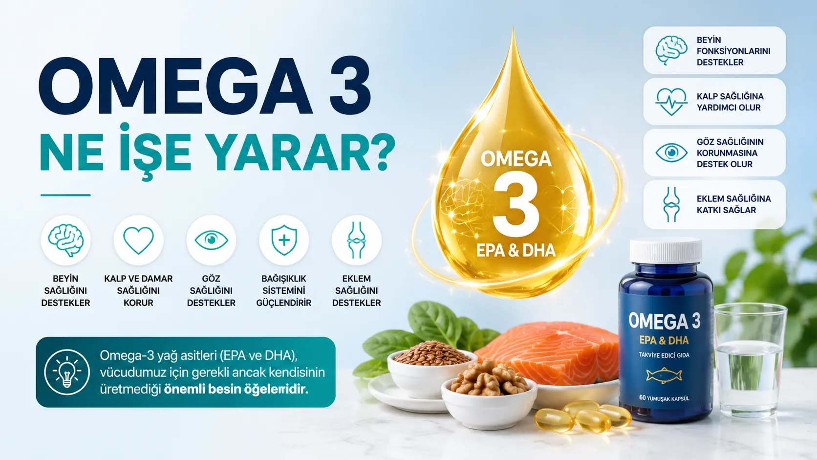 Omega 3 Ne İşe Yarar?