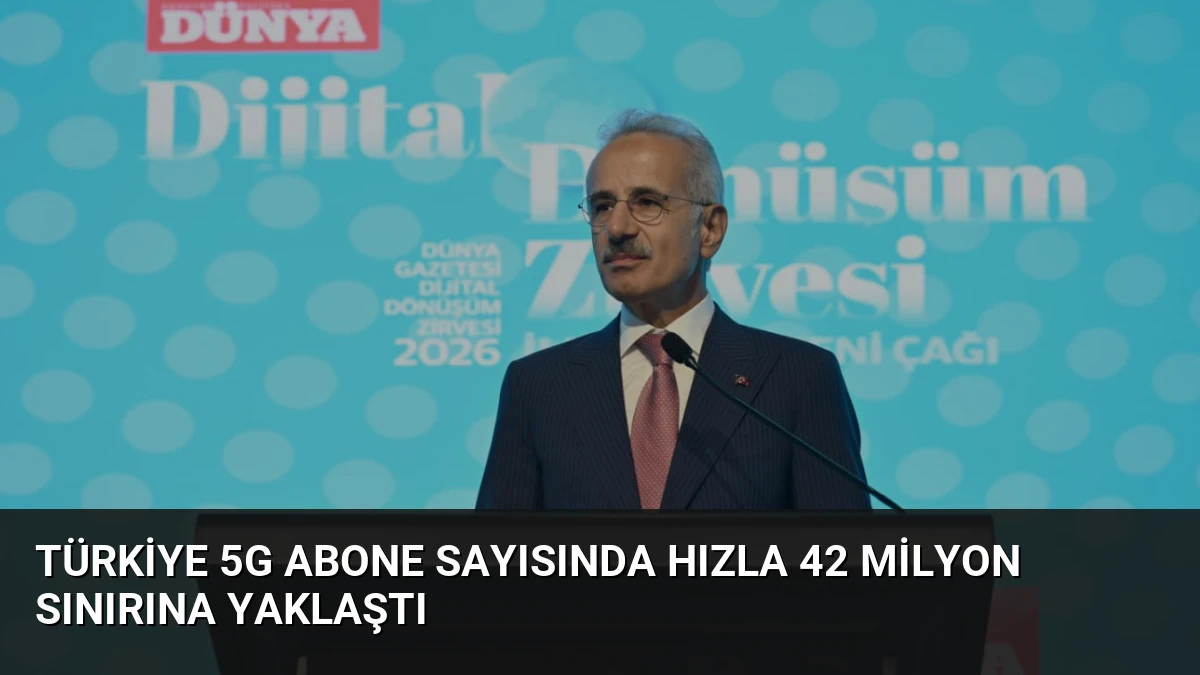 Türkiye 5G Abone Sayısında Hızla 42 Milyon Sınırına Yaklaştı