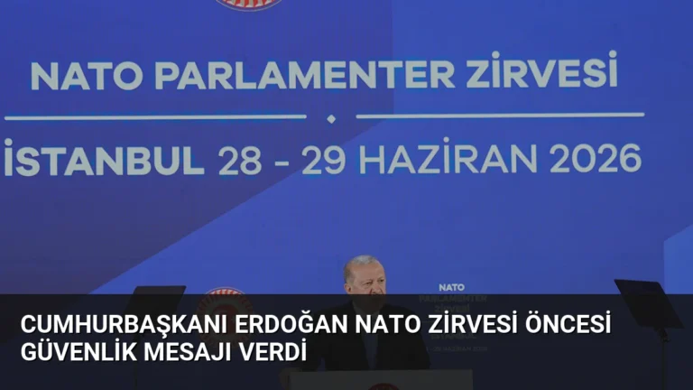 Cumhurbaşkanı Erdoğan NATO Zirvesi öncesi güvenlik mesajı verdi