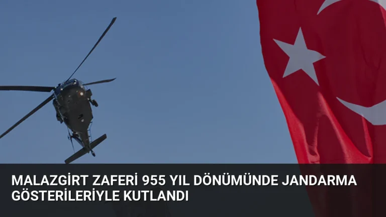 Malazgirt Zaferi 955 yıl dönümünde jandarma gösterileriyle kutlandı