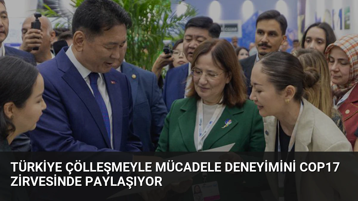 Türkiye Çölleşmeyle Mücadele Deneyimini COP17 Zirvesinde Paylaşıyor