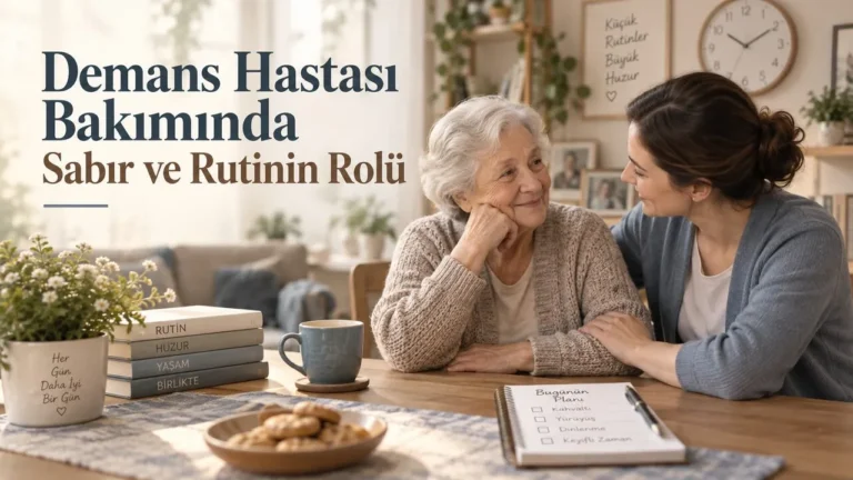 Demans Hastası Bakımında Sabır ve Rutinin Rolü