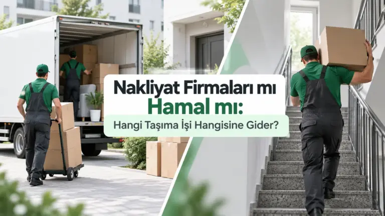 Nakliyat Firmaları mı Hamal mı: Hangi Taşıma İşi Hangisine Gider?