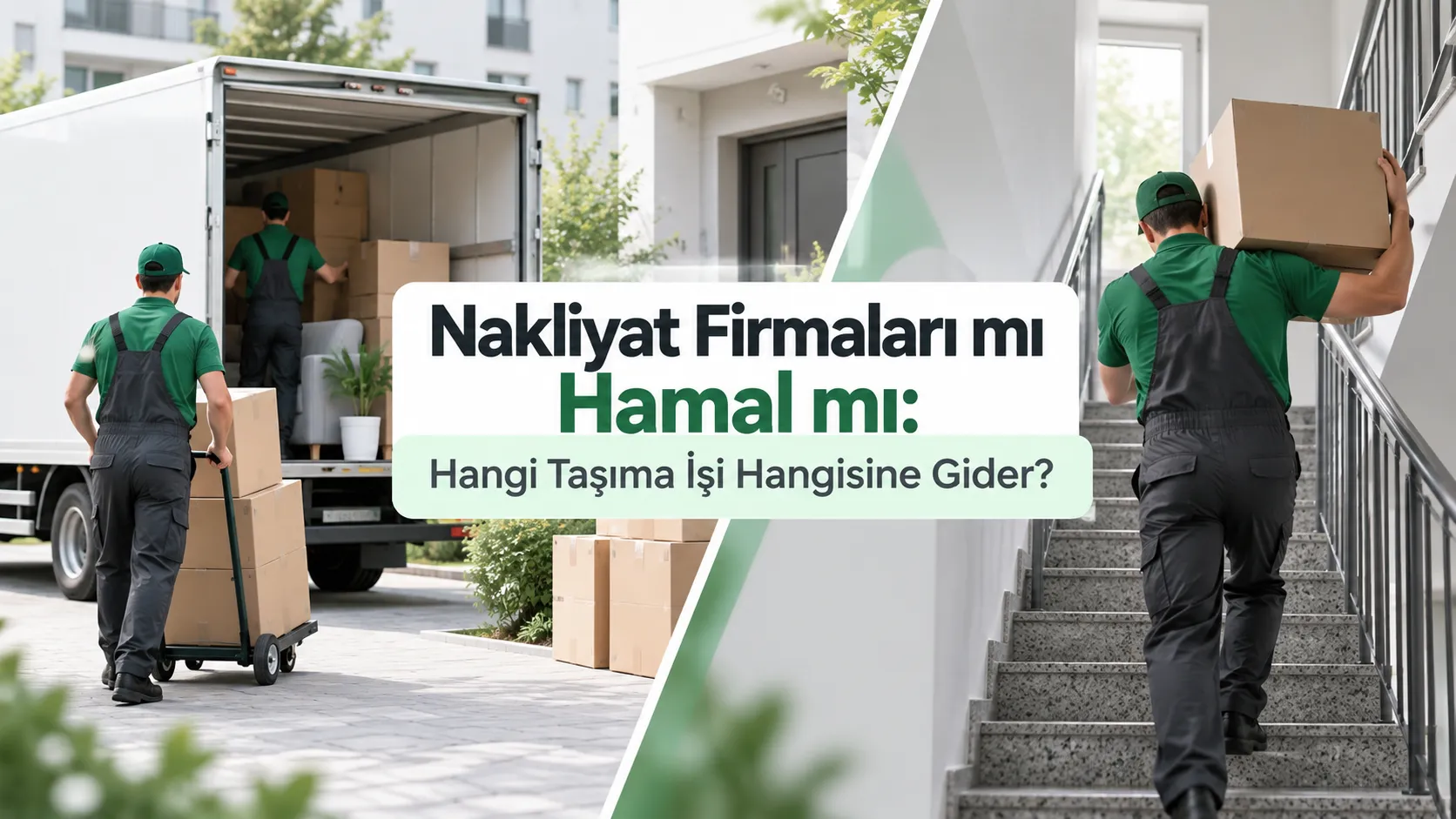 Nakliyat Firmaları mı Hamal mı: Hangi Taşıma İşi Hangisine Gider?