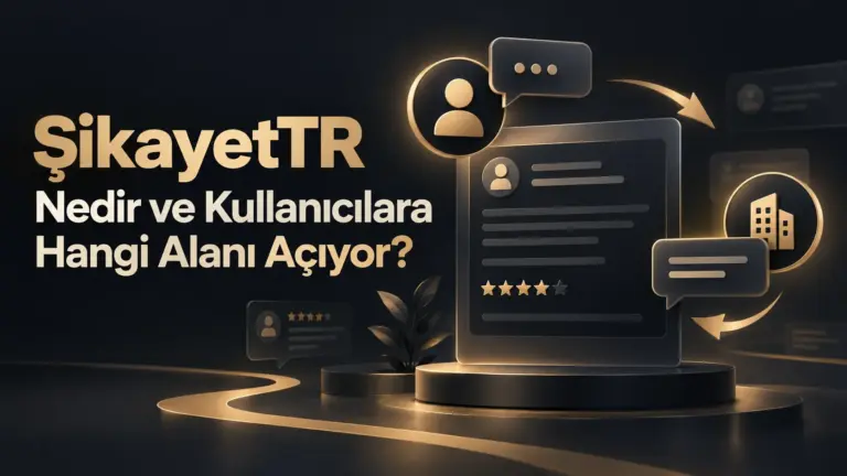 ŞikayetTR Nedir ve Kullanıcılara Hangi Alanı Açıyor?