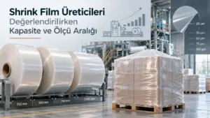 Shrink Film Üreticileri Değerlendirilirken Kapasite ve Ölçü Aralığı