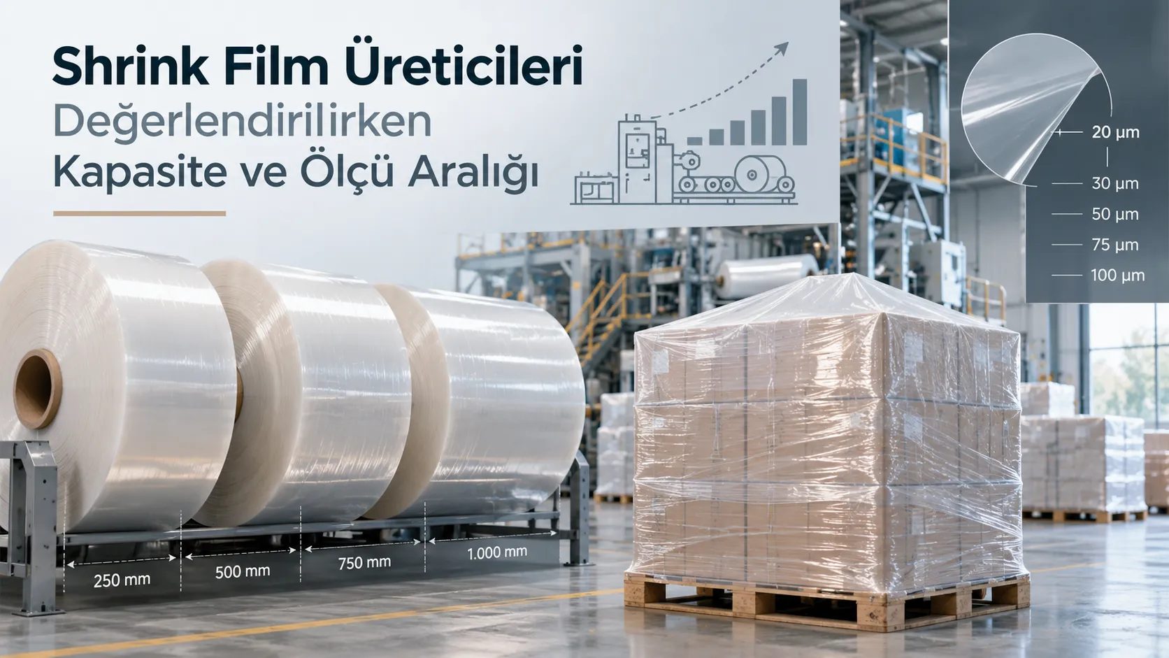 Shrink Film Üreticileri Değerlendirilirken Kapasite ve Ölçü Aralığı