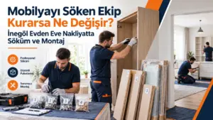 Mobilyayı Söken Ekip Kurarsa Ne Değişir? İnegöl Evden Eve Nakliyatta Söküm ve Montaj