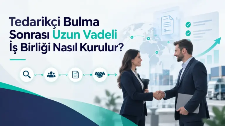 Tedarikçi Bulma Sonrası Uzun Vadeli İş Birliği Nasıl Kurulur?