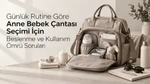 Günlük Rutine Göre Anne Bebek Çantası Seçimi İçin Beslenme ve Kullanım Ömrü Soruları