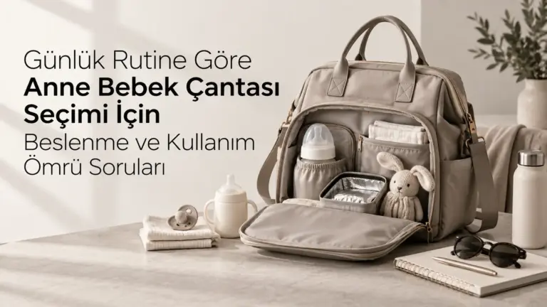 Günlük Rutine Göre Anne Bebek Çantası Seçimi İçin Beslenme ve Kullanım Ömrü Soruları