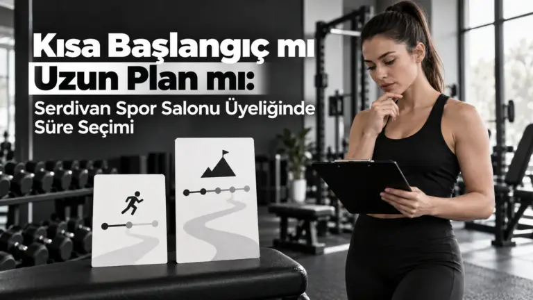 Kısa Başlangıç mı Uzun Plan mı: Serdivan Spor Salonu Üyeliğinde Süre Seçimi
