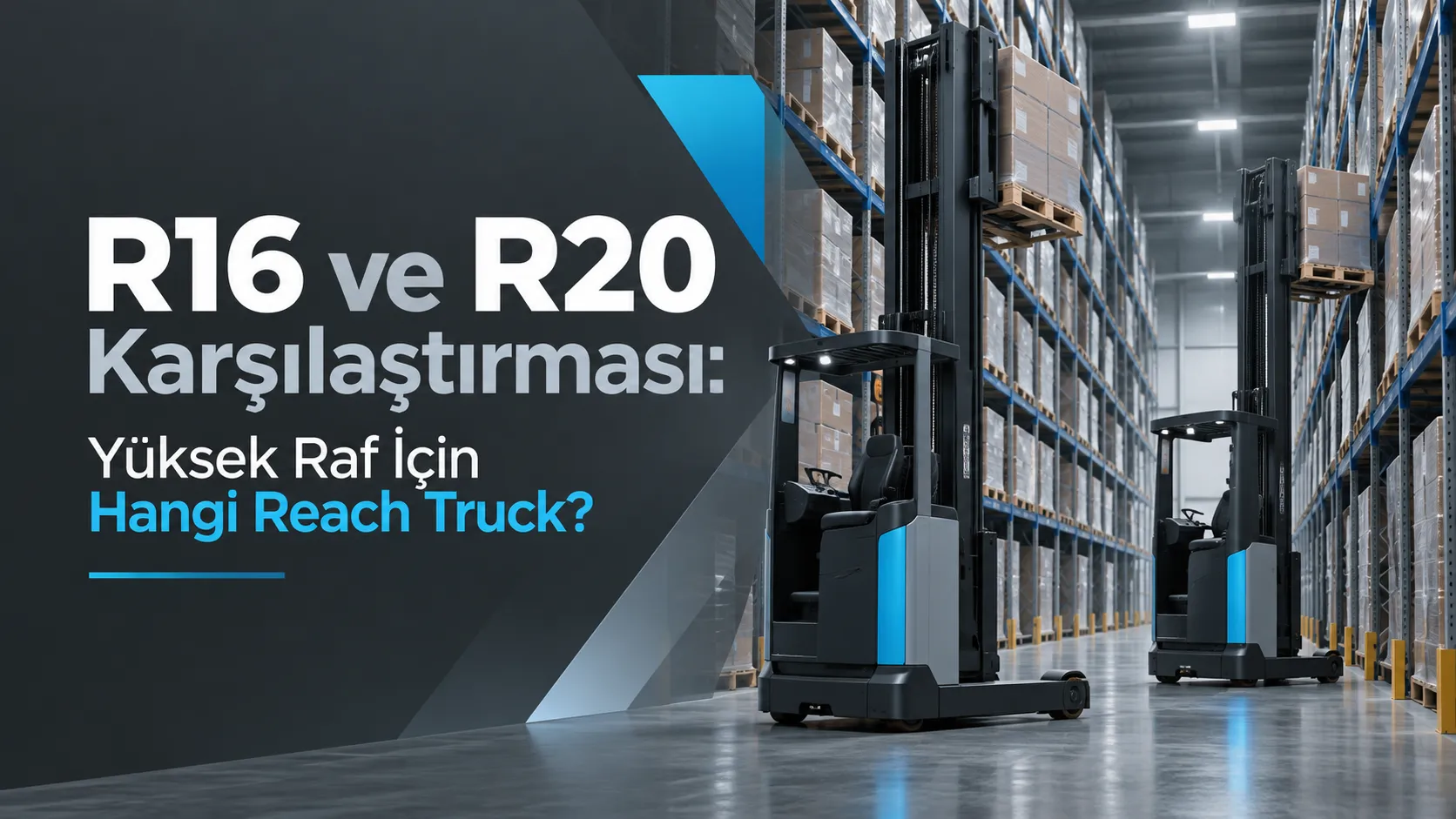 R16 ve R20 Karşılaştırması: Yüksek Raf İçin Hangi Reach Truck?