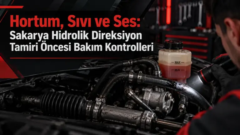 Hortum, Sıvı ve Ses: Sakarya Hidrolik Direksiyon Tamiri Öncesi Bakım Kontrolleri