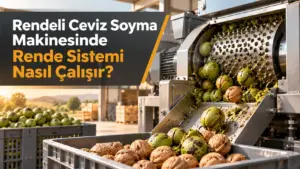 Rendeli Ceviz Soyma Makinesinde Rende Sistemi Nasıl Çalışır?