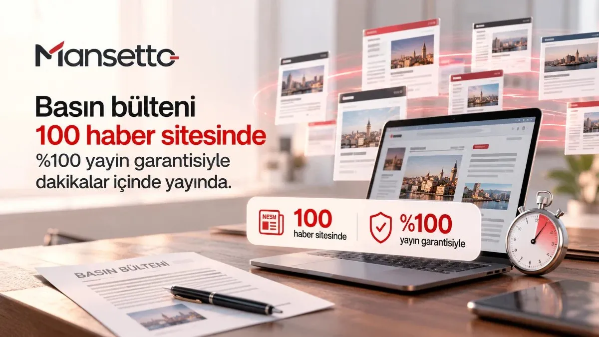 Kurumsal duyuruları doğrudan 100 haber sitesine ileten Mansetto sistemi erişime açıldı