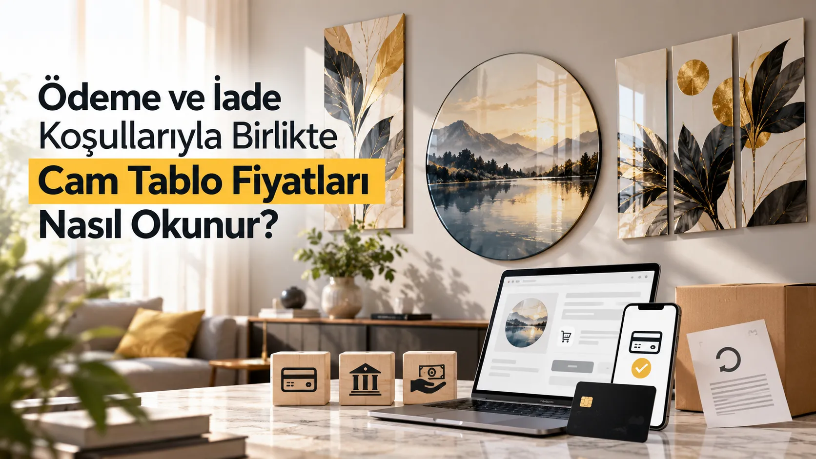 Ödeme ve İade Koşullarıyla Birlikte Cam Tablo Fiyatları Nasıl Okunur?