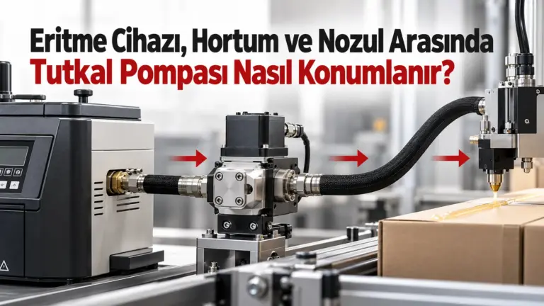 Eritme Cihazı, Hortum ve Nozul Arasında Tutkal Pompası Nasıl Konumlanır?