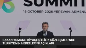 Bakan Yumaklı Biyoçeşitlilik Sözleşmesi’nde Türkiye’nin Hedeflerini Açıkladı