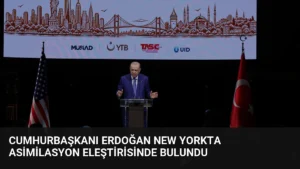 Cumhurbaşkanı Erdoğan New Yorkta Asimilasyon Eleştirisinde Bulundu