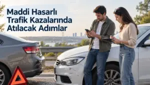 Maddi Hasarlı Trafik Kazalarında Atılacak Adımlar