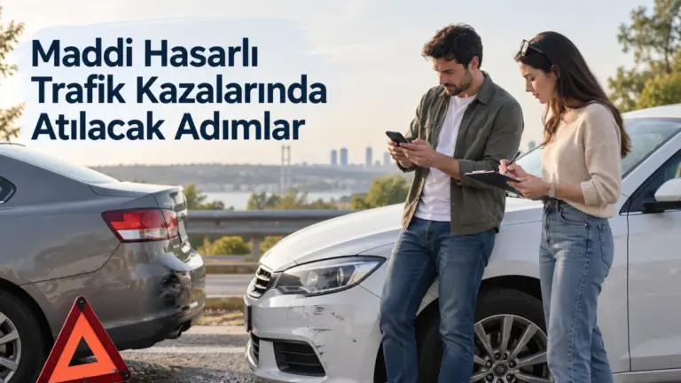 Maddi Hasarlı Trafik Kazalarında Atılacak Adımlar